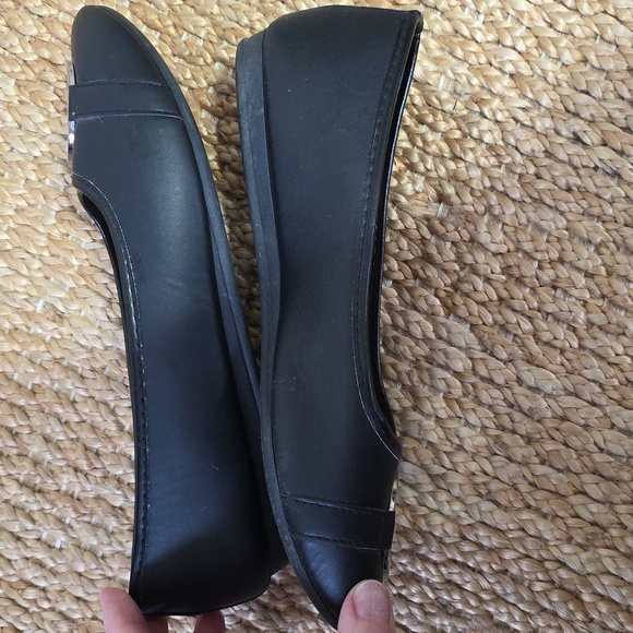 Harborside Anabel Comfort Slip-On Ballet Flats Black Womens 9 Trendy Neutral EUC - Picture 7 of 9